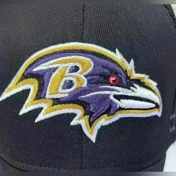 Baltimore Ravens Reebok NFL Equipment Football Hat One Size Fits All Mesh - Picture 2 of 8